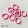 Anel de Argola para Chaveiro 20mm Chaveiro DIY Fivela Colorida Jet Acessórios Pendurados Coloridos Fofos Artesanais Japoneses e Coreanos