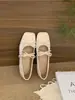 Recién llegado: Bailarinas con Cuña y Lazo para Mujer, Primavera/Verano 2026, Zapatos Mary Jane Rojos Estilo Francés