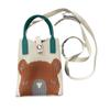 2024 Amazon ebay Bolsa para teléfono móvil coreana moda simple bolsa tejida bolso de hombro bolso tote de oso fábrica