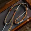 Cordón para Colgante Thangka Estilo Xizang Estilo Étnico Cuerda de Algodón Hecha a Mano Collar Cuerda para Colgar Ámbar Fabricante Venta al por Mayor