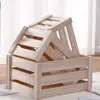 Cesta de almacenamiento para decoración de exhibición de supermercado caja de almacenamiento de madera caja de madera caja con marco de madera caja de almacenamiento caja de madera rústica envejecida