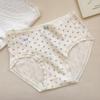 Verano Nuevo Ropa Interior de Algodón Puro para Mujer Algodón Antibacteriano Dulce Lazo Calzones Seamless de Cintura Media para Niña
