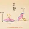 Accesorios para el Festival del Bote del Dragón Bolsitas Perfumadas Bordado Hecho a Mano DIY Tejido de Cuerda de Cinco Colores Zongzi Estilo Antiguo Hojas Iridescentes Accesorios Venta al por Mayor