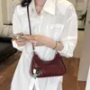 Bolsa de axila com estampa de pedra para mulheres, nova tendência de outono 2026, nicho super popular, requintada, para o dia a dia, de ombro e transversal