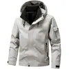 Jaqueta Masculina Três Provas para Uso Externo Novo Estilo 2026 Moda Primavera e Outono Marca Tendência com Capuz Roupa de Trabalho Jaqueta Casual Estilosa