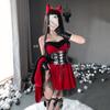 Cosplay Âncora Manto de Halloween Uniforme Tentação Coelho Sexy Xale Ano Novo Manto de Natal Feminino