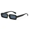 Gafas de sol de moda transfronterizas europeas y americanas con montura pequeña, apariencia de alta gama, estilo hip-hop único y moderno, y protección UV