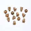 Tapones para Oídos de Silicona con Forma de Bala de Metal, Cierres para Aretes, Accesorios para Joyería DIY, Tapones Anticaída, Tapones para Aretes al por Mayor
