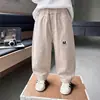 Pantalones Versátiles para Niños Niños Primavera y Otoño Nuevo Estilo 2026 Niños Pequeños y Medianos Estilo Coreano Ropa de Otoño para Niños Pantalones de Algodón Holgados