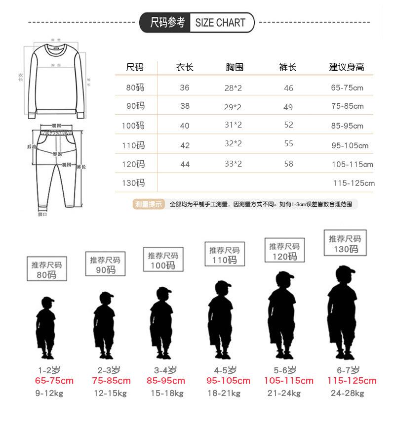 尺码表1
