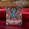 Pintura Thangka Dios amarillo de la riqueza Benmingfo farmacéutico Zakilam Tara Verde Manjusri lienzo soporte varios patrones Thangka