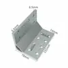 Ángulo Extruido Asiento de Ángulo de Aluminio Engrosado Código de Ángulo de Aluminio Pieza de Ángulo de Aluminio de 90 Grados Conector de Perfil de Aluminio 4080 Ángulo de Aluminio Reforzado 4040 Otros
