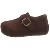 Zapatos Birkenstock de Suela Gruesa para Aumentar Altura, Completamente Cubiertos, para Mujer, Novedad Primavera 2026, Retro Versátil, Slip-on, Par con Faldas, Zapatos Planos Birkenstock