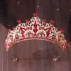 Venda Direta da Fábrica Coroa de Noiva Estilo Europeu Coroa de Vestido de Casamento Festa Aniversário Performance Liga Cristal Coroa de Cabelo Atacado