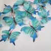 Dia dos Namorados Borboletas Artificiais Mini Borboletas Coloridas Decorações de Parede com Borboletas Decoração de Fundo para Casamento Borboletas Falsas de Seda Venda por Atacado