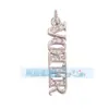 M22 novo pingente de cobre puro micro-incrustado Sonho de Amor Feliz Chefe Feliz letra feliz