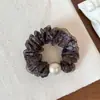 Scrunchie de rede floral com miçangas estilo coreano para mulheres, novo modelo 2026, elegante e versátil, acessório popular online para rabo de cavalo