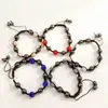 Nuevo Precio Especial Magnético de Pedrería Color Ajustable Tejido Acero de Titanio Alta Calidad Resistente al Color Pulsera de Letras con Cuentas para Mujer