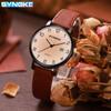 Reloj de cuarzo para mujer, sencillo, de moda, con esfera de té, digital, estilo retro, informal, para negocios y niñas.