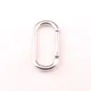 Gancho Oval de Aleación de Aluminio al por Mayor para Mochila Gancho Exterior Gancho Oval Mosquetón Llavero Hebilla