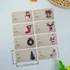 120 Piezas Sobres Navideños Retro Tarjetas de Felicitación Pegatinas de Firma Para/De Etiquetas de Regalo Etiquetas de Decoración Festiva