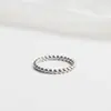 Anillo de Acero de Titanio Estilo Coreano con Onda de Agua para Mujer, Estilo Ins Simple, Popular Joyería de Anillo Articulado de Moda Lujosa Ligera Japonesa, Personalidad