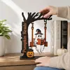 Fantasma escalofriante en columpio Estante de libros de fantasmas de madera Columpio - Un regalo para amantes de los libros