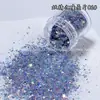 Celebridade da Internet Olho de Fada Lantejoulas Brilhantes Iridescentes Polarizadas Embaladas em Frasco Decoração de Lantejoulas para Nail Art Kit de Material de Resina
