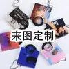 Chaveiro Pingente Ornamento Rotativo de Acrílico NFC Ímã de Geladeira Suporte Disco de Vinil Preto Vinil Personalizado
