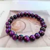 Pulsera de Piedra Ojo de Tigre Anti-Pulsera de Ojo de Tigre Amarillo Ojo de Tigre Azul Ojo de Tigre Rojo Pulsera Popular de Transmisión en Vivo Transfronteriza Pulsera para Principiantes Venta al por Mayor