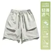 Pantalones Cortos de Trabajo de Secado Rápido para Hombre en Verano, Shorts Casuales de Playa Modernos y Elegantes para Estudiantes de Secundaria y Preparatoria, Adolescentes