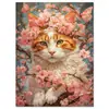 Pintura de Diamante de Animais Pequenos Fofos Lindo Diamantes Redondos Diamantes Completos Sala de Estar Quarto de Crianças Pintura Decorativa Pendurada Fábrica Direta