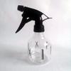 Desinfecção doméstica Pequeno pote de rega Frasco de spray de cabeleireiro Maquiagem transparente Pressão manual Barbearia Tesoura Pote
