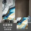 Comércio Exterior Atacadista: Adesivos de parede tipo azulejo falso com padrão de mármore e folha de ouro para fundo de sala de estar, rolos de papel de parede à prova d'água e resistentes à umidade