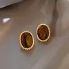 Pendientes Coreanos Minimalistas de Plata con Perla en Forma de Corazón, Tachuelas de Temperamento de Nicho de Gama Alta, Pendientes Dulces Versátiles, Venta al por Mayor para Mujeres