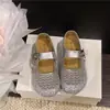 Zapatos Mary Jane para Combinar con Faldas, Nuevo Estilo Primavera 2026 para Mujer, Suela Suave, Correa Única, Malla Tejida Calada, Zapatos Planos de Red
