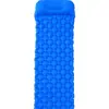 Colchoneta inflable para exteriores de nailon TPU con almohada, cama inflable plegable, portátil, bomba de aire, tienda de campaña, colchoneta a prueba de humedad, colchoneta para dormir de camping