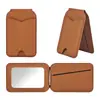 Espelho Quadrado Eixo Rotativo Porta Cartão Magnético Suporte Slot para Cartão Multifuncional Porta Cartão Mesa Pessoa Preguiçosa Assistindo Drama Suporte para Celular Venda por Atacado