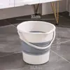 Cubo de Agua Plegable Temporada de Regreso a Clases Cesta de Lavandería para Dormitorio Estudiantil Habitación de Alquiler Cubo de Lavandería Portátil Montado en la Pared sin Perforaciones