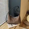 Bolso de ante retro a la moda para mujer, nuevo y moderno de otoño 2026 Maillard, bolso de hombro cruzado para el día a día