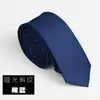 Uma geração de elástico de cabelo 5cm estreito moda casual coreana cor sólida masculino twill manual gravata pequena