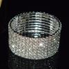 Ventas Directas de Fábrica Exagerado Multihilera Novia Versátil Incrustado de Diamantes Pulsera Elástica Pulsera Venta al por Mayor Aliexpress 1005