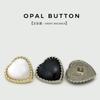 Botones Metálicos con Borde Dentado en Forma de Corazón Botones de Ojo de Gato Blanco Corazón de Melocotón Tops para Mujer Traje Ropa de Abrigo Chaqueta Suéter Botones de Corazón
