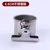Comedero de acero inoxidable para pájaros con portavasos, comedero alargado, comedero para periquitos y agapornis, dispensador con pinza para vaso
