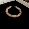 Pulseira Aberta Flor de Zircônia Estilo Luxo Leve, Pulseira Versátil Exquisita Francesa, Joias de Nicho de Alta Qualidade da Moda Atacado