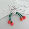 Cuerda larga para el cabello estilo coreano, cuerda para el cabello para niños de dos cabezas, accesorios para el cabello de celebridades de Internet, cuerda para la cabeza con estrella de cinco puntas, banda de goma elástica alta para bebé, tocado