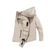 Jaqueta Fina de Primavera e Outono Transfronteiriça Cor Sólida Jaqueta Estampada Tendência Nova Casual Esportiva Jaqueta Masculina de Comércio Exterior
