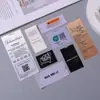 Etiquetas de Lavado de Ropa Personalizadas, Etiquetas de Ingredientes en Cinta de Satén, Etiquetas de Lavado con Impresión a Color, Etiquetas de Lavado y Etiquetas de Tela de Ropa Hechas a Medida