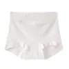 Algodão Cru 7A, Não Tingido, Não Fluorescente, Cintura Alta, Estilo de Perna Reta, Forro de Algodão, Levanta Bumbum, Comprime a Barriga, Afinando, Calcinha