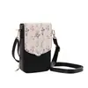 Cartera vertical para teléfono móvil con monedero y bolsa pequeña, bolsa multicapa para teléfono móvil, bolsa simple con flores, bolsa multifuncional para teléfono móvil, bolso cruzado para mujer